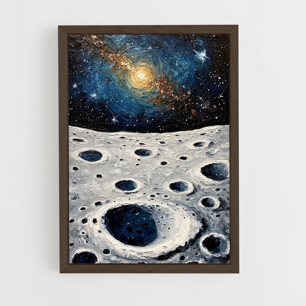 Poster Univers enchanteur artistique – affiche Art spatial (vue 5)